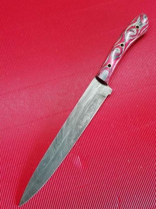 HANDMADE DAMASCUS STEEL CHEF'S KNIFE !!!