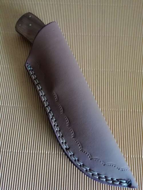HANDMADE DAMASCUS STEEL HUNTING KNIFE !!!