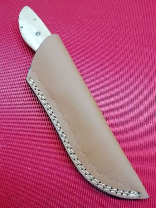 HANDMADE DAMASCUS STEEL HUNTING KNIFE !!!