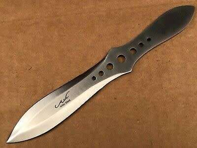 HANDMADE STAINLESS STEEL THROWING KNIFE-SET OF THREE KNIVES !!!