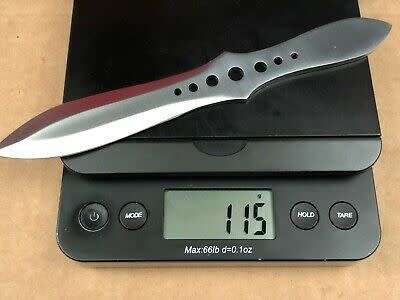 HANDMADE STAINLESS STEEL THROWING KNIFE-SET OF THREE KNIVES !!!