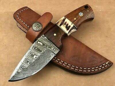 SMALL HANDMADE DAMASCUS STEEL KNIFE !!!