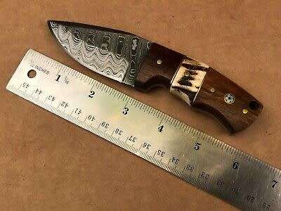 SMALL HANDMADE DAMASCUS STEEL KNIFE !!!