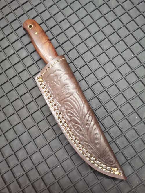 HANDMADE DAMASCUS STEEL HUNTING KNIFE !!!