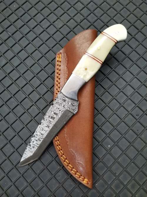 HANDMADE DAMASCUS STEEL HUNTING KNIFE