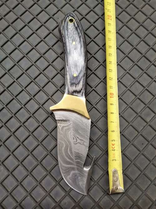 Handmade Damascus Steel Skinning KNIFE-NO SHEATH!!!