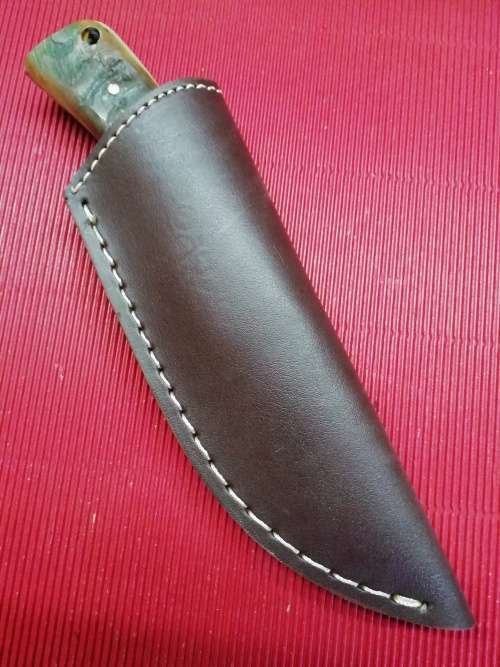 HANDMADE DAMASCUS STEEL HUNTING KNIFE !!!
