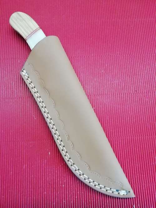 HANDMADE DAMASCUS STEEL HUNTING KNIFE !!!