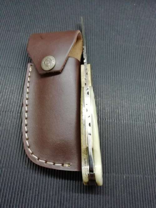 HANDMADE DAMASCUS STEEL FOLDING KNIFE !!!