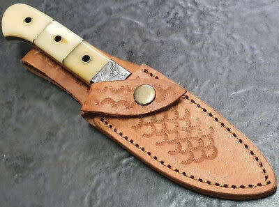 HANDMADE DAMASCUS STEEL HUNTING KNIFE  - Please read description