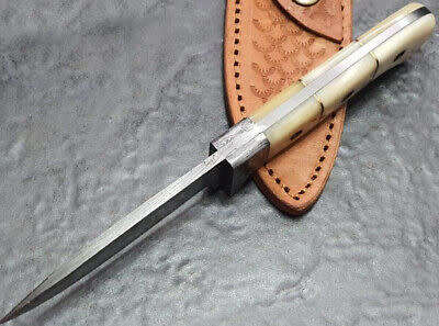 HANDMADE DAMASCUS STEEL HUNTING KNIFE  - Please read description