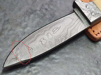 HANDMADE DAMASCUS STEEL HUNTING KNIFE  - Please read description
