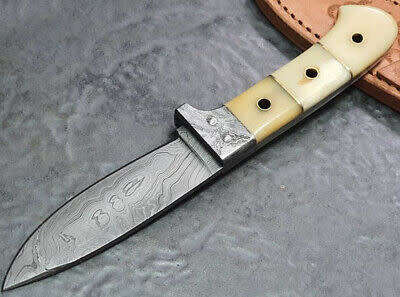 HANDMADE DAMASCUS STEEL HUNTING KNIFE  - Please read description