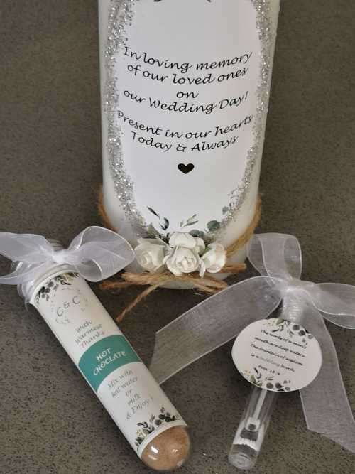 Memorial and Unity Candles