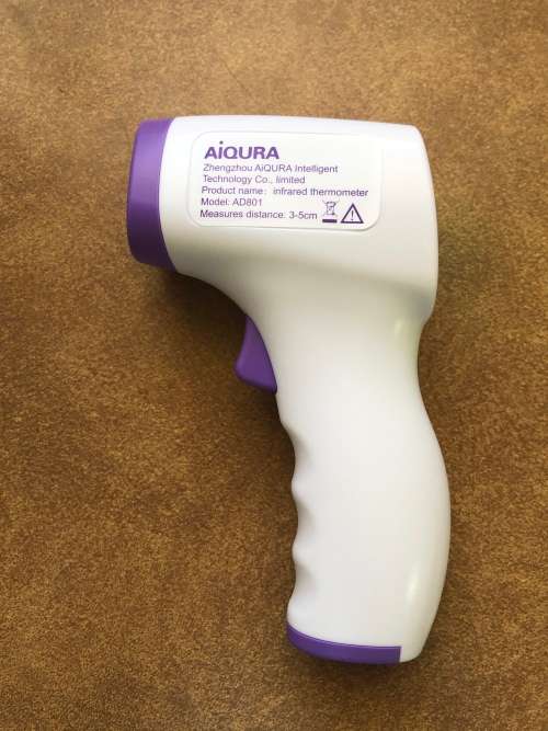 Thermometer non contact forehead infra red medically certified. Last one available.