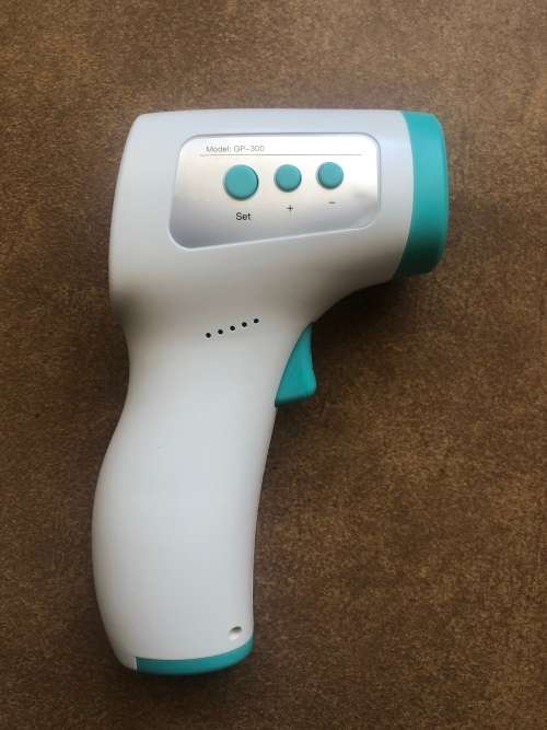 Thermometer non contact infra red medically certified. FDA approved.