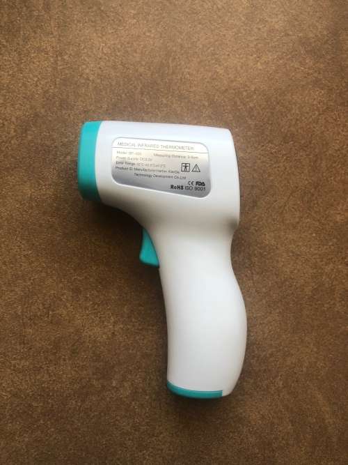 Thermometer non contact infra red medically certified. FDA approved.