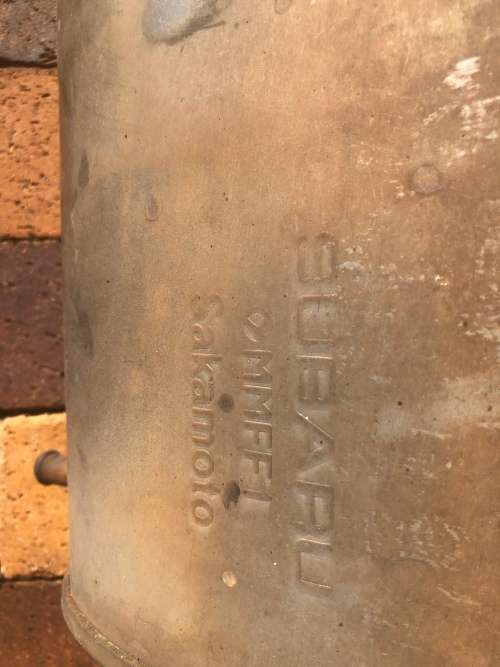 Subaru 2,5 WRX STI exhaust back box. 2008 model. Original.