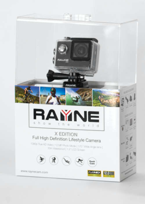 *LOCAL STOCK* Rayne X Edition Action Camera HD1080p Dash Cam Edition