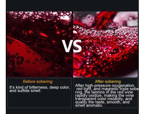 Electric Breather Tap Smart Wine Aerator & Fast Auto Decanter