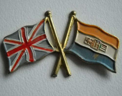 Mini - Flag  Brouch   ( missing clasp )