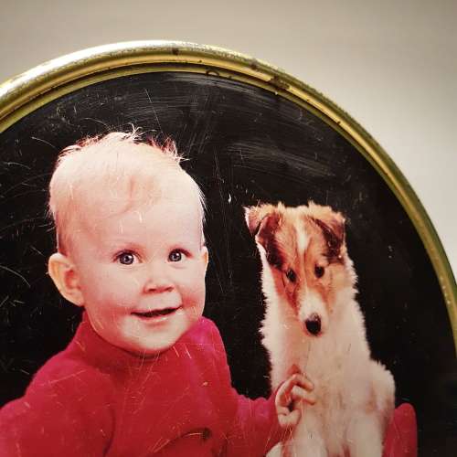 Vintage Westons cookie tin