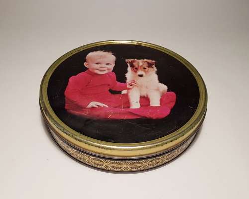 Vintage Westons cookie tin