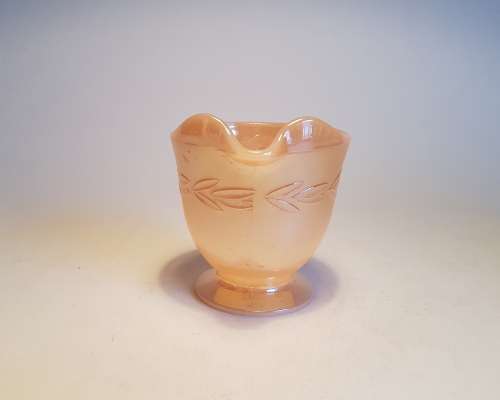 Vintage Fire King 'Peach lustreware' milk jug