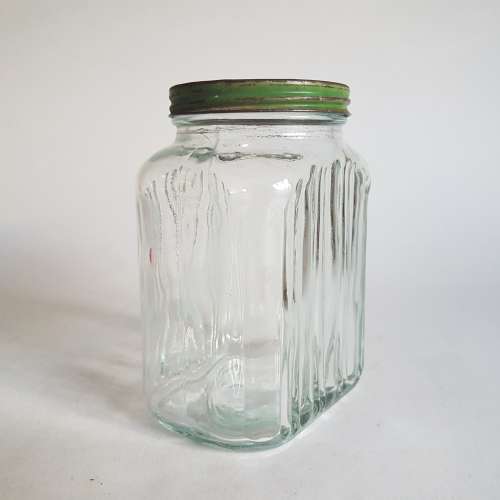 Vintage kitchen glass jar