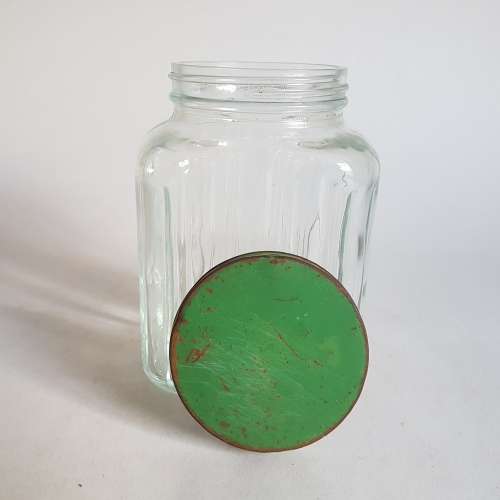 Vintage kitchen glass jar