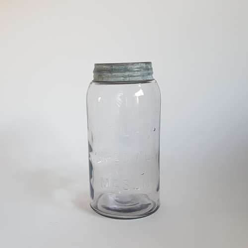 Large vintage Atlas jar in light purple colour