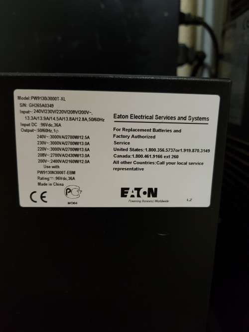 Eaton 9130 3KVA UPS