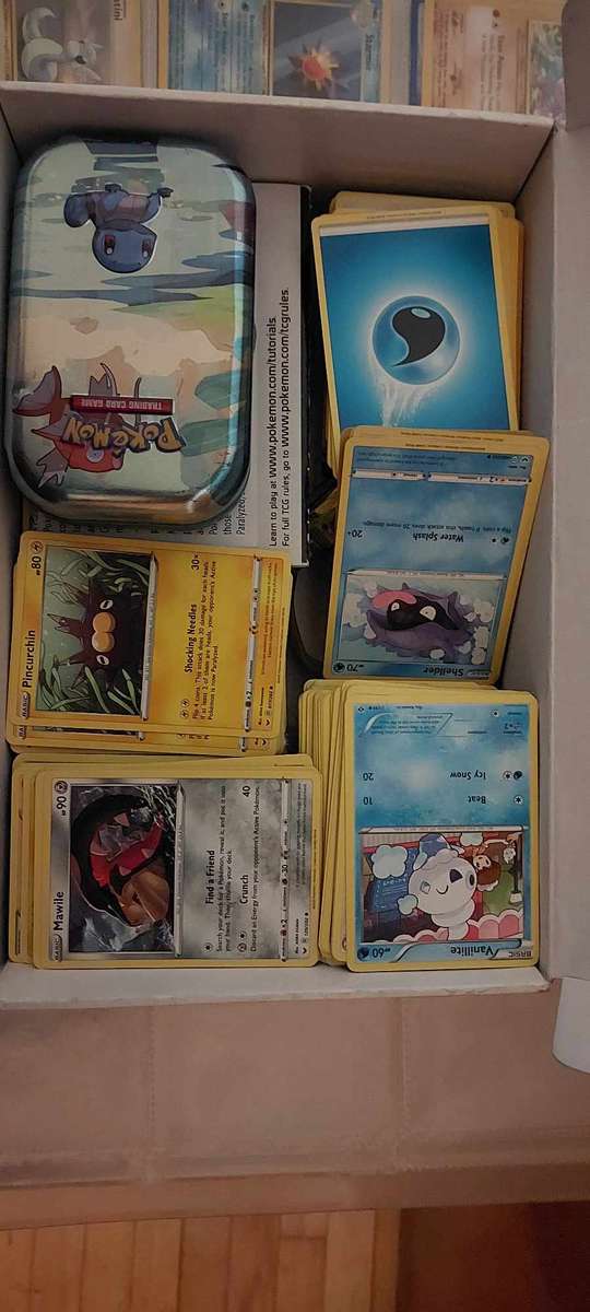 HUGE Collection of Rare, Classic and New Pokemon Cards + Tazos + Pokemon World Pikachu watch