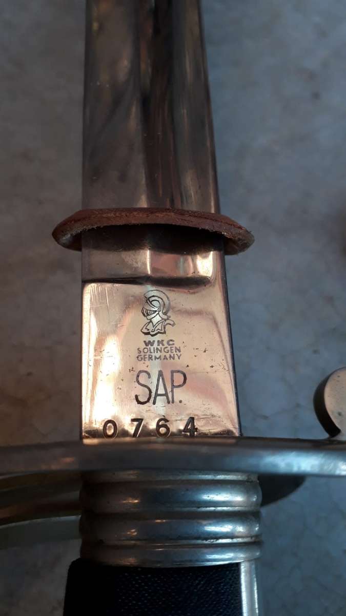 South African Police Ceeremonial Sword, WKC Solingen