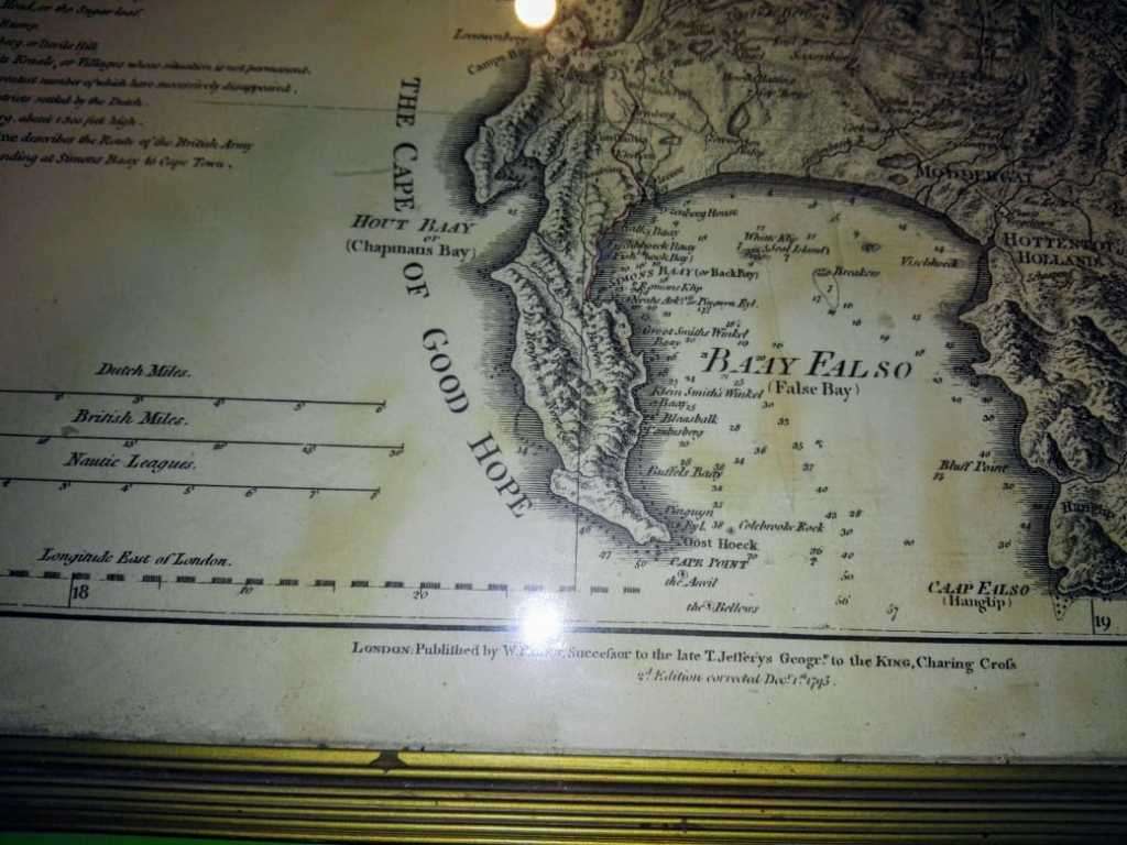 Antique Map of The Dutch Colony of the Cape of Good Hope 1795