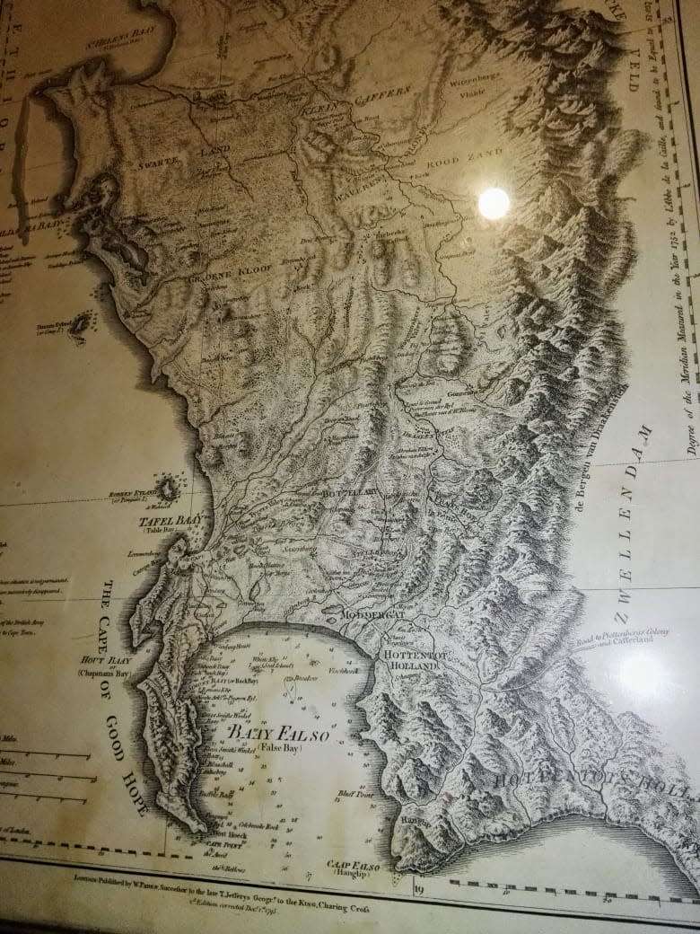 Antique Map of The Dutch Colony of the Cape of Good Hope 1795