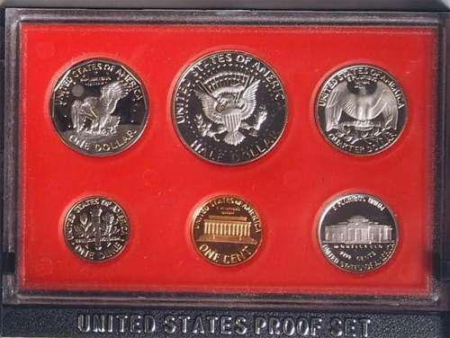 US MINT 1981 6 COIN PROOF SET IN ORIGINAL GOVERNMENT PACKAGE