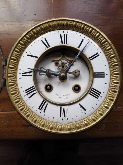 A.D MOUGIN CLOCK MOVEMENT WITH GAILLARD FACE FOR RESTORATION