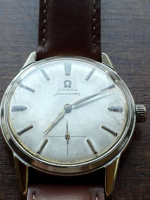 Rare Collectable Watches VINTAGE OMEGA SEAMASTER SUB SECOND 2 TONE CASE was sold for 3 000.00 on 21 Jun at 12 52 by Choppies Collectables in Port Elizabeth ID 288463860