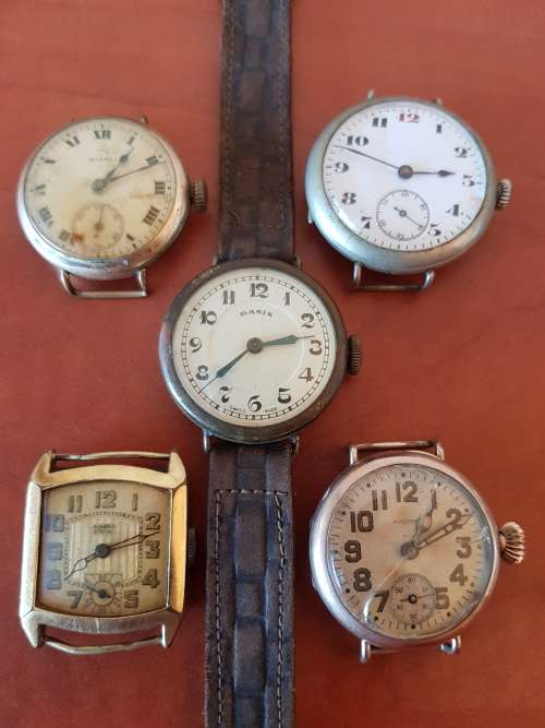 VINTAGE FIXED LUG GENT'S WATCHES FOR REPAIR