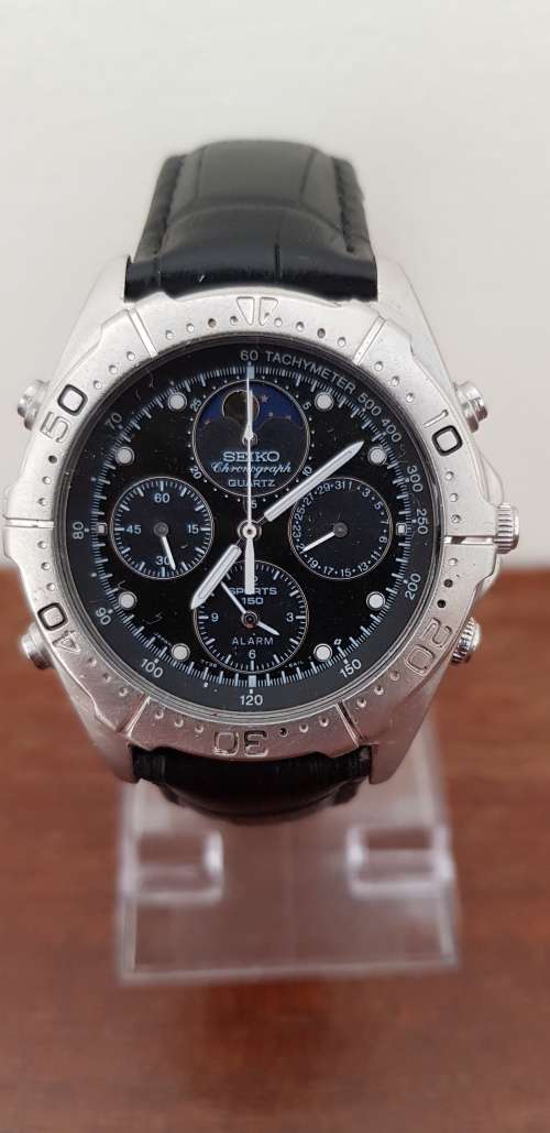 VINTAGE SEIKO CHRONOGRAPH MOONPHASE FOR REPAIR