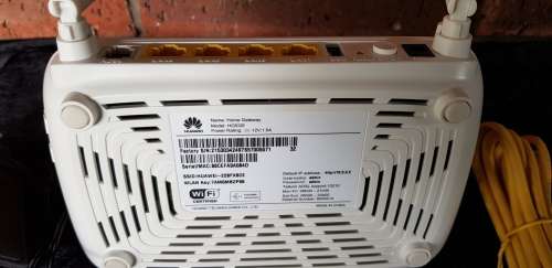 PRE OWNED HUAWEI HG532f WIRELESS HOME GATEWAY BROADBAND ROUTER USING ADSL LINE