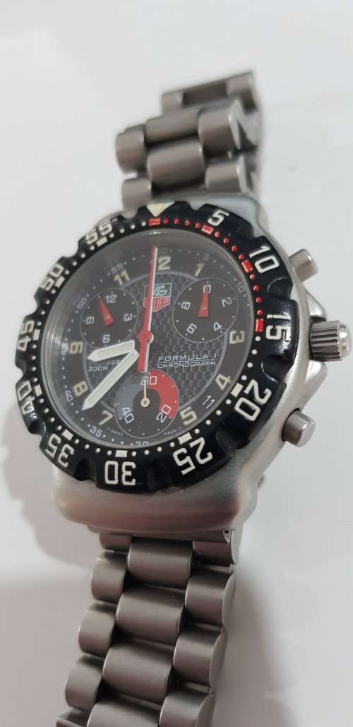 VINTAGE TAG HEUER FIA F1 WORLD CHAMPIONSHIP MENS CHRONOGRAPH WATCH