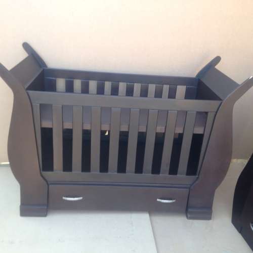Sleigh Cot and Compactum Combo Sur 07