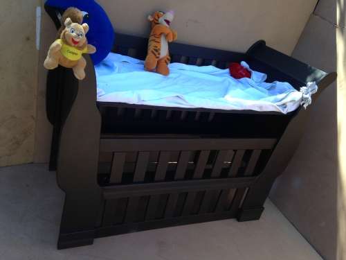 Sleigh Cot and Compactum Combo Sur 10