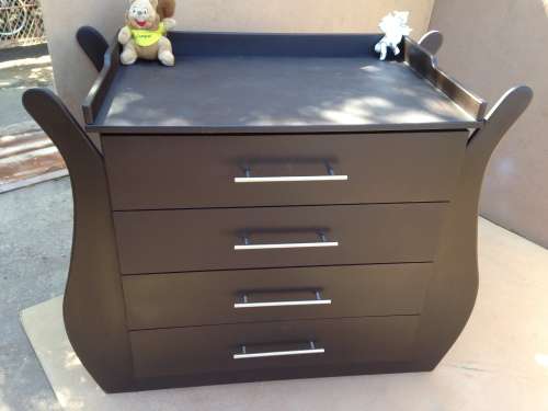 Sleigh Cot and Compactum Combo Sur 10