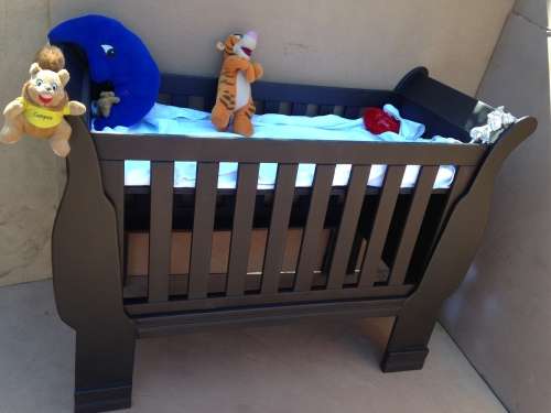 Sleigh Cot and Compactum Combo Sur 10