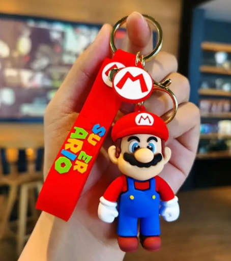 Mario Schoolbag Tag & Keyholder - Super Mario - Figurine
