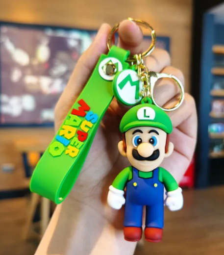 Mario Schoolbag Tag & Keyholder - Super Mario - Figurine