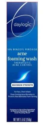 Daylogic 10 Benzoyl Peroxide Acne Foaming Wash 156ml